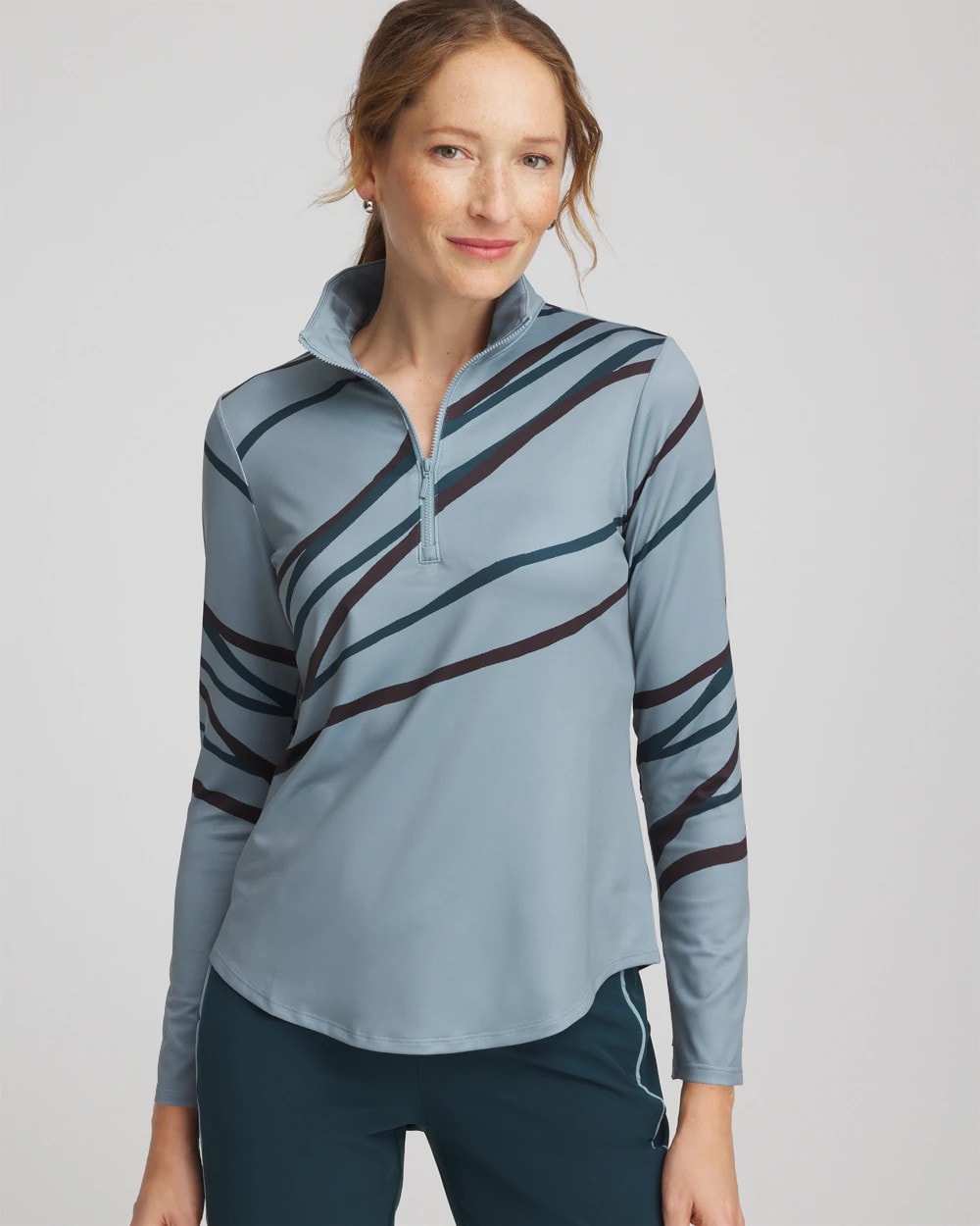 Zenergy® UPF Morocco Zip-Front Pullover