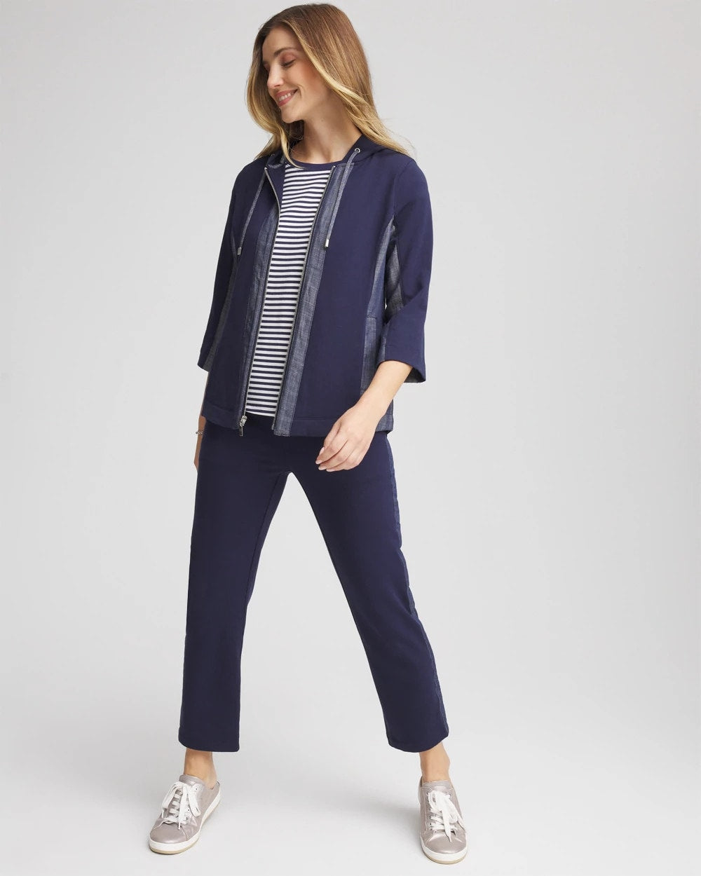 Zenergy® French Terry & Chambray Jacket