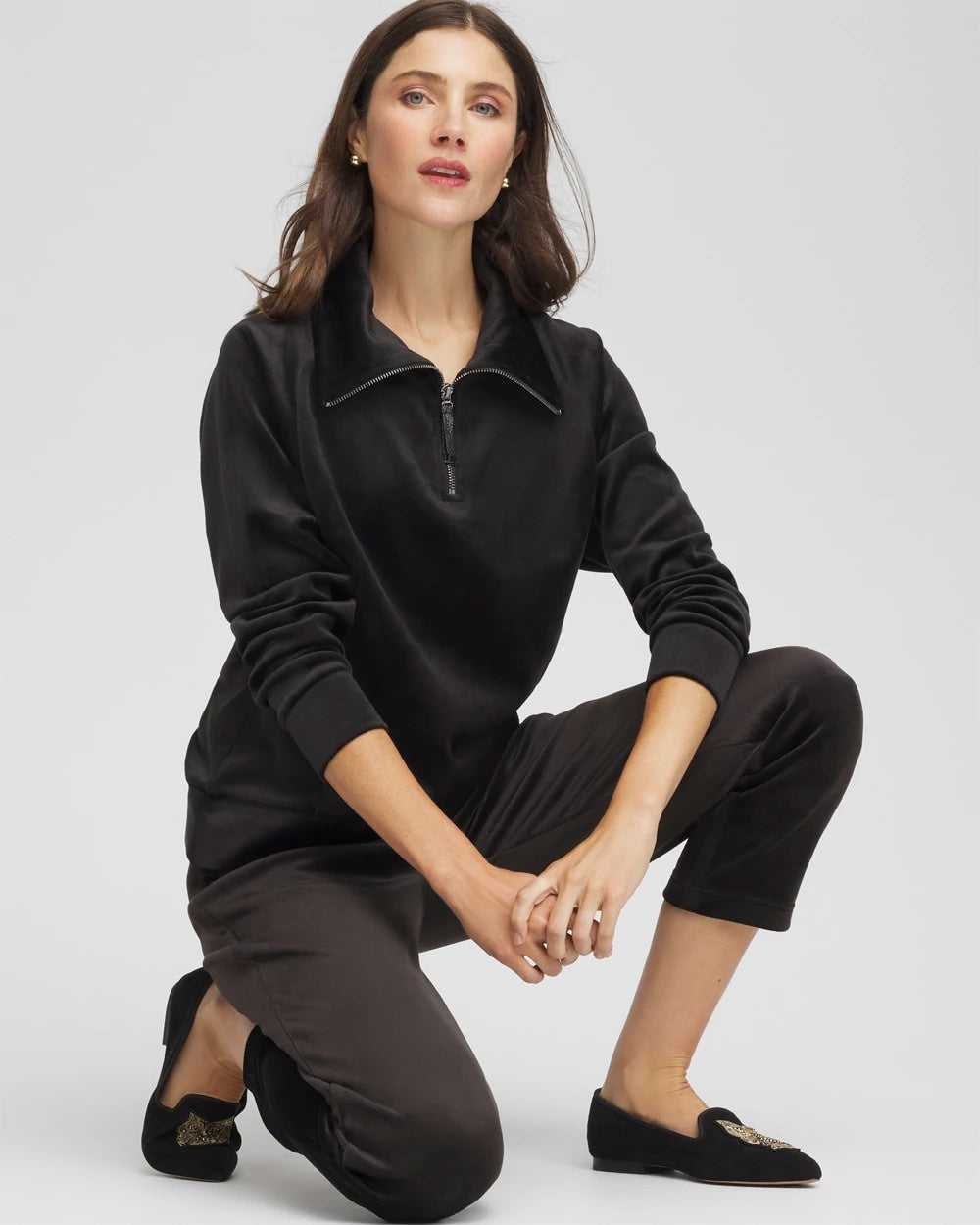 Zenergy® Velour Pullover