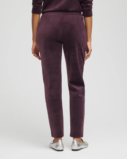 Zenergy® Velour Tapered Ankle Pants