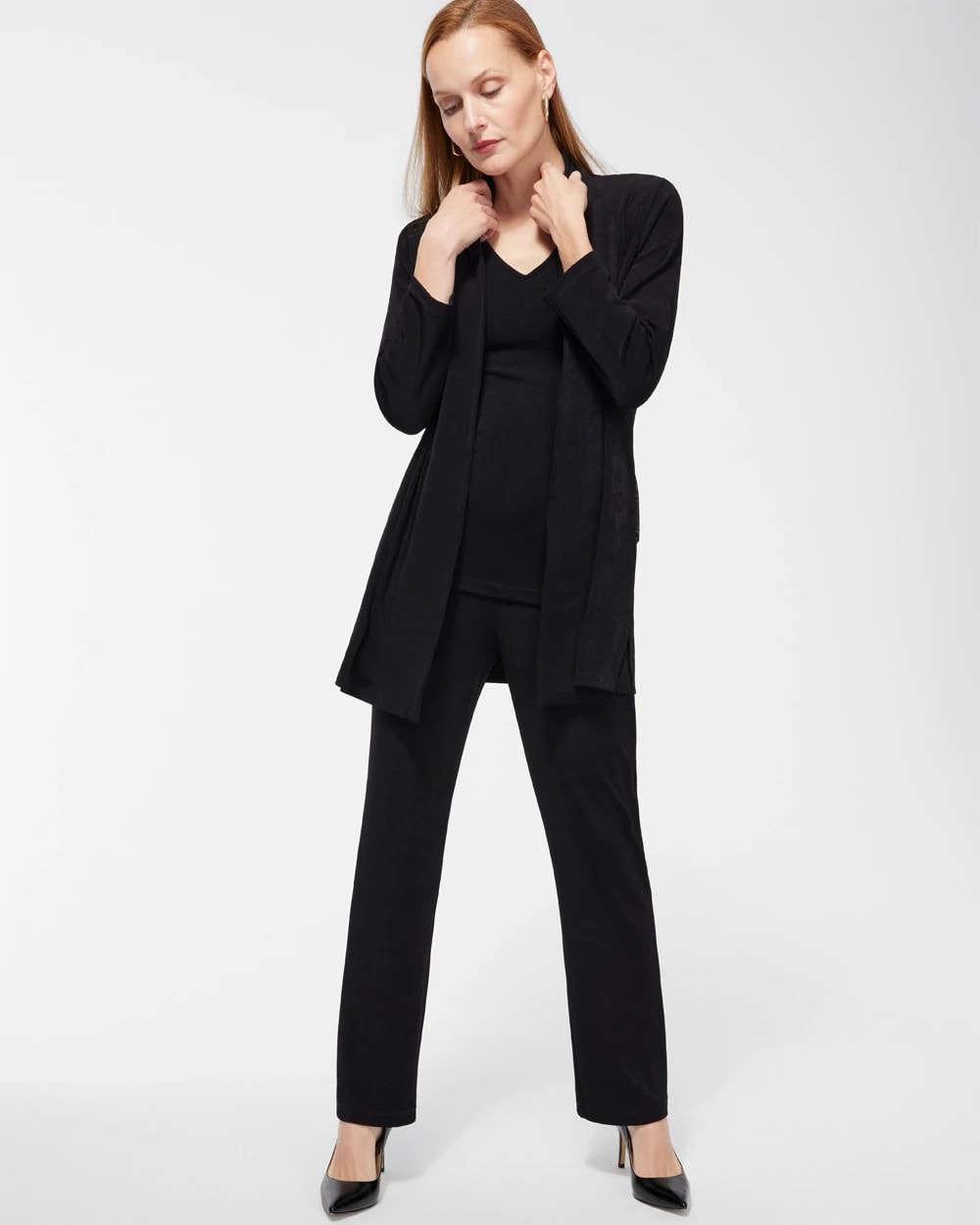 Travelers™ Classic Long Knit Jacket