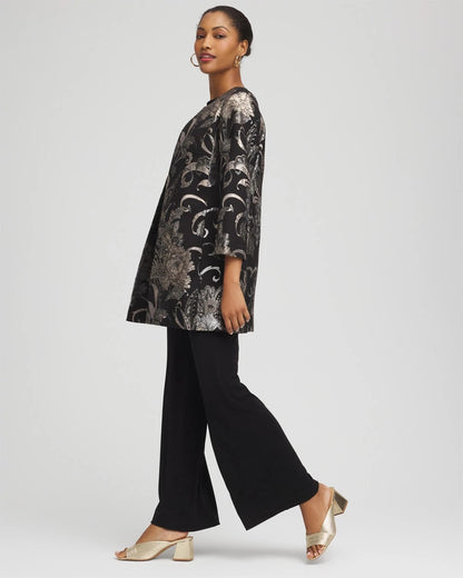 Travelers™ Collection Jacquard Floral Shine Jacket