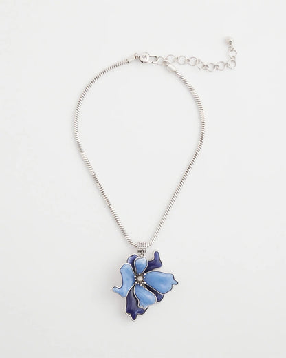 Blue Flower Pendant