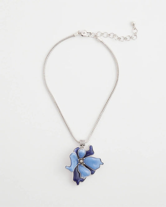 Blue Flower Pendant