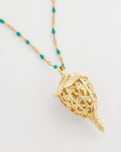 Lantern Pendant Necklace