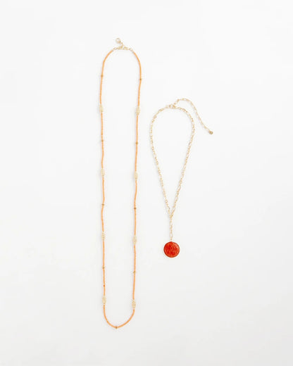 Convertible Beaded Pendant Necklace