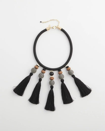Chico's Originals Tassel Statement Necklace