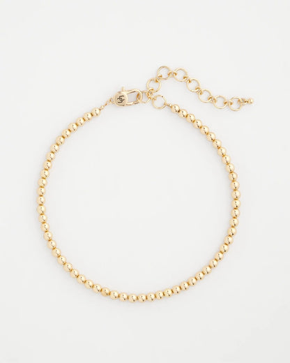 Golden Beaded Necklace