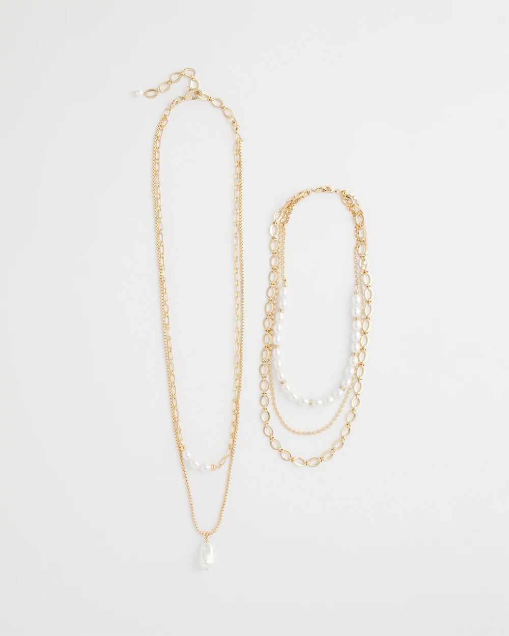 Convertible Pearl Multistrand Necklace