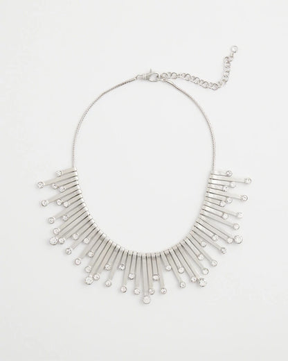 Chico’s Originals Silver Slice & Gem Bib