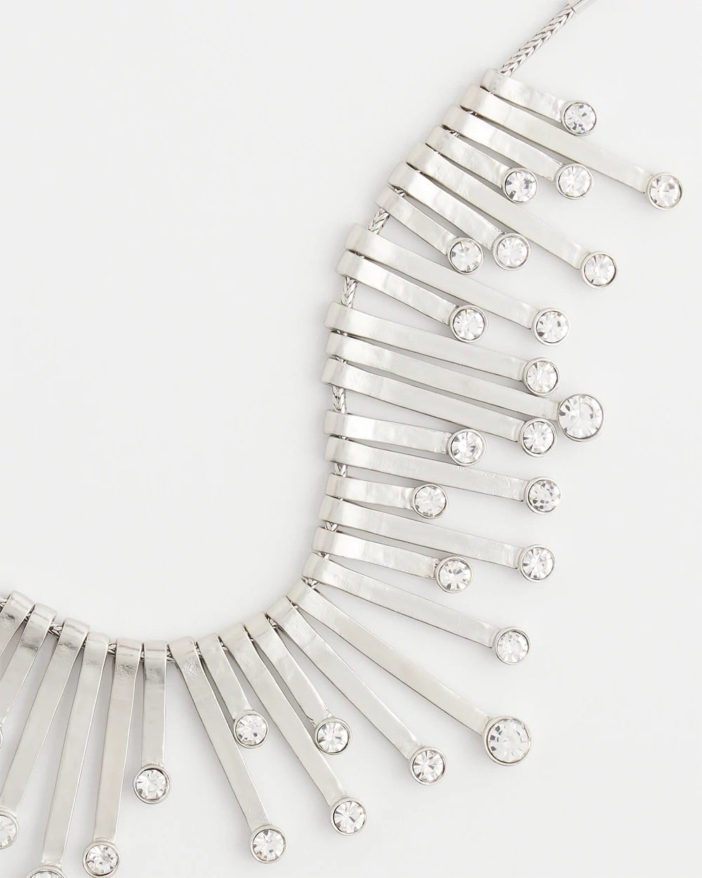 Chico’s Originals Silver Slice & Gem Bib