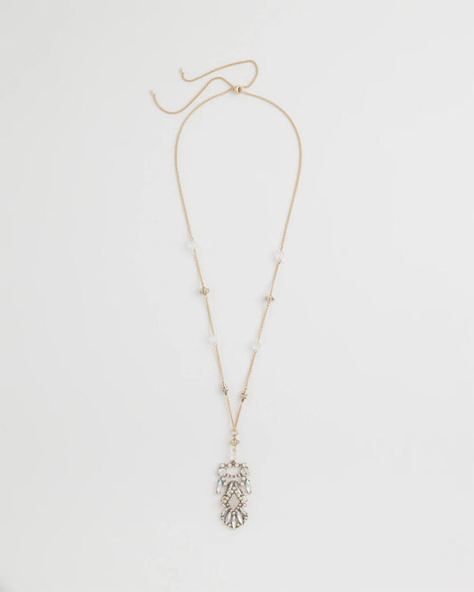 Adjustable Opalescent Pendant Necklace