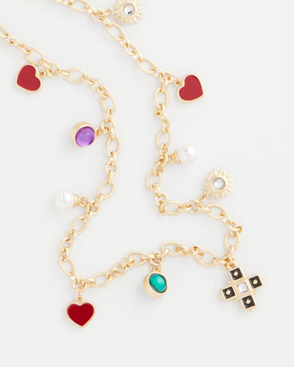 Adjustable Charm Necklace
