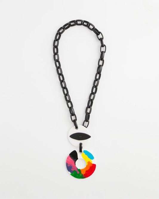 SYLCA® x Chico's Multi-Color Chain Toggle Necklace