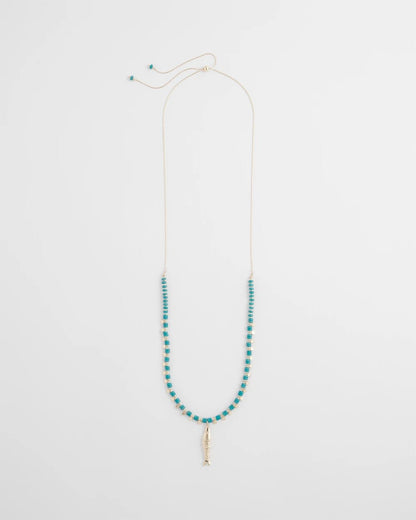 Turquoise Bead Necklace
