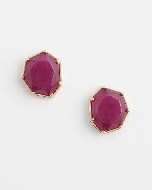 No Droop® Jade Stud Earrings