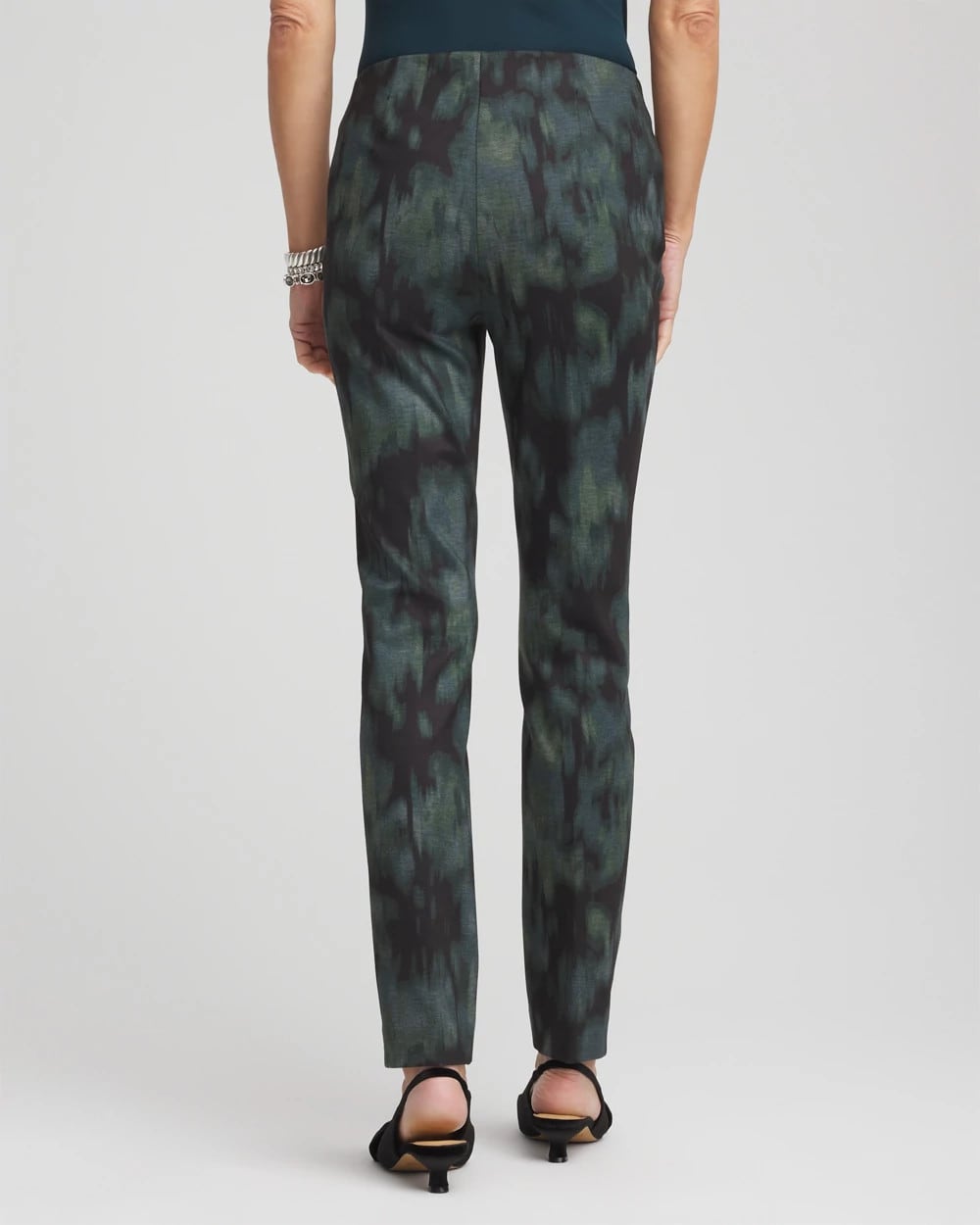 Brinkly Blur Juliet Slim Ankle Pants