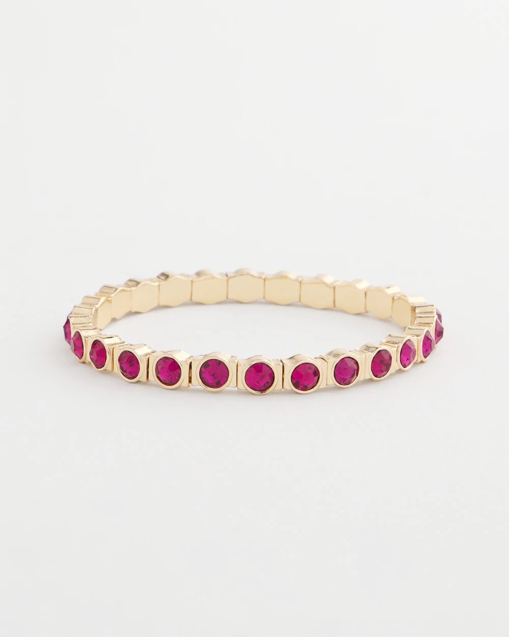 Small Faceted Stretch Bracelet