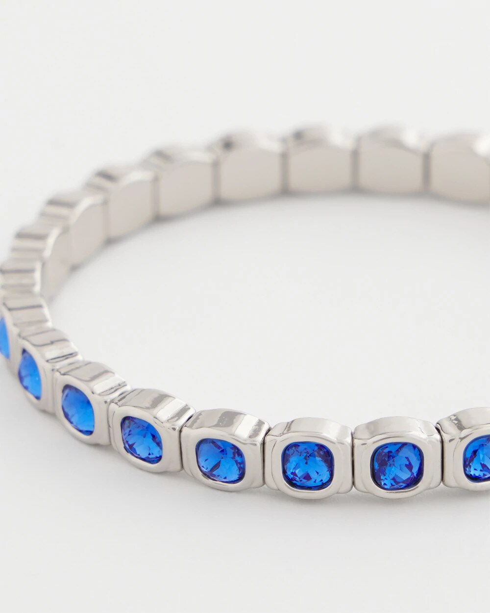 Small Faceted Stretch Bracelet