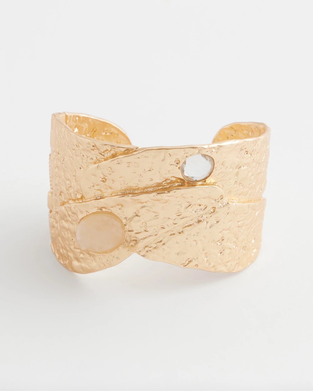 Molten Goldtone Cuff Bracelet