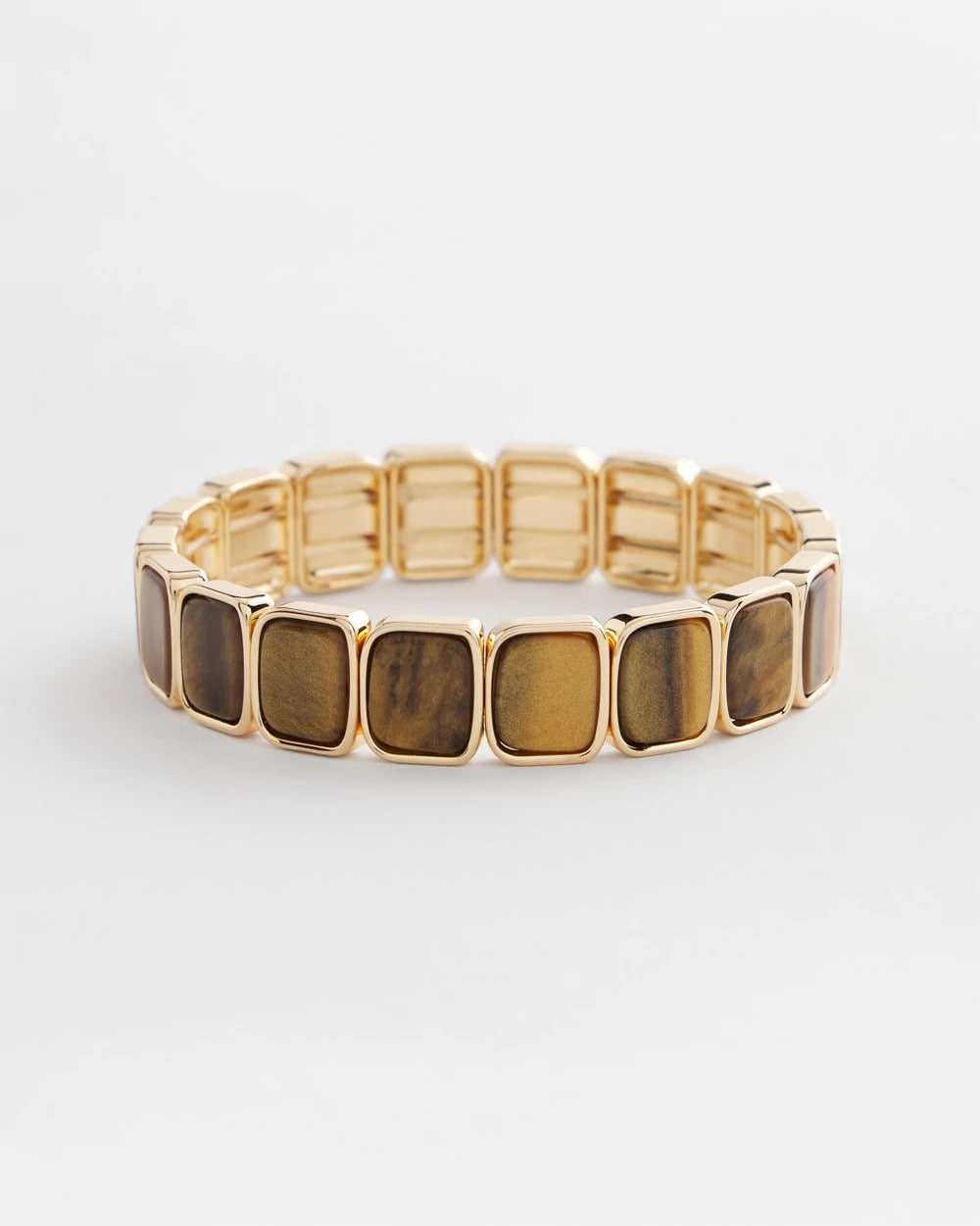 Neutral Square Stretch Bracelet