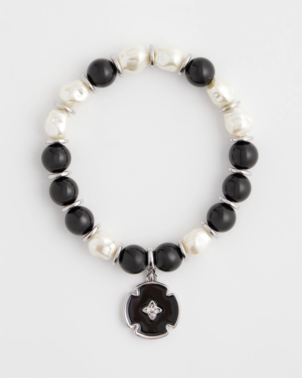 Beaded Stretch Charm Bracelet