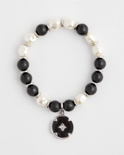 Beaded Stretch Charm Bracelet