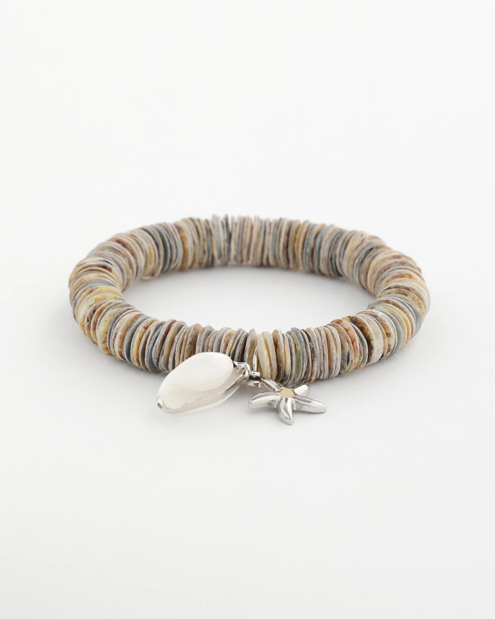 Agate Stretch Charm Bracelet