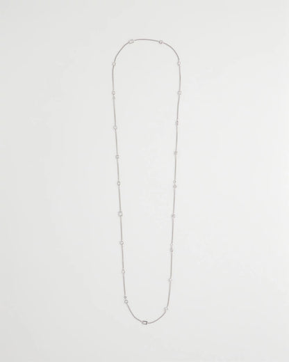 Fine Crystal Long Chain Necklace