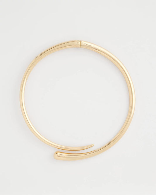 Gold Hinge Collar Necklace