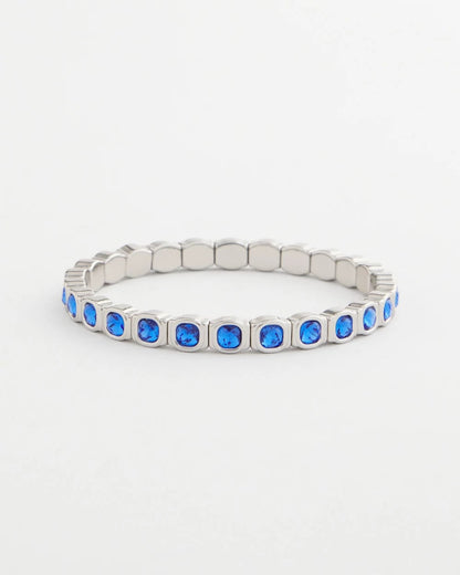 Small Faceted Stretch Bracelet