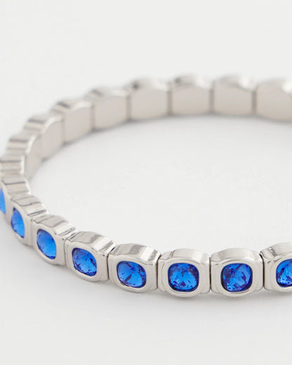 Small Faceted Stretch Bracelet