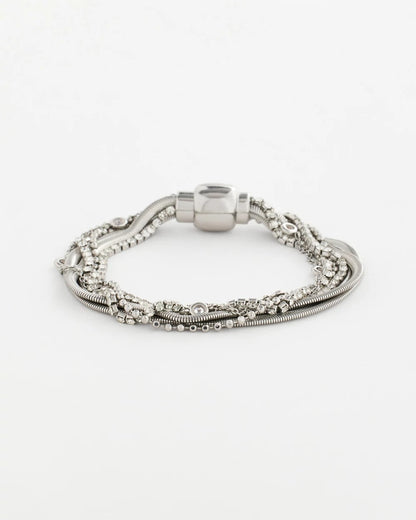 Silvertone Multistrand Bracelet