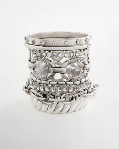 Pave Link Toggle Bracelet