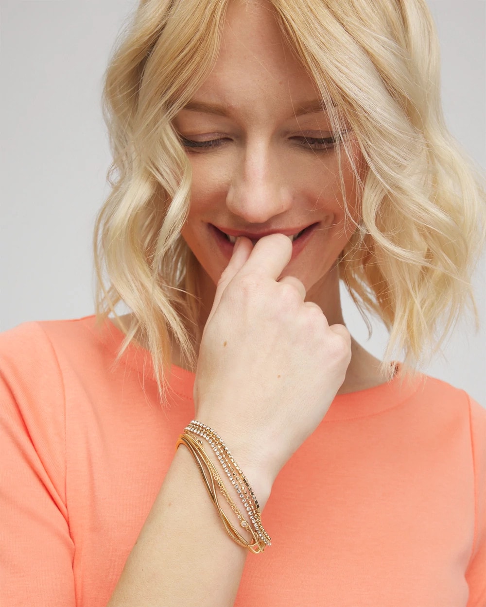 Goldtone Multistrand Bracelet