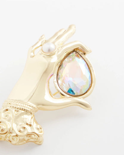 Fortune Teller Gem Brooch