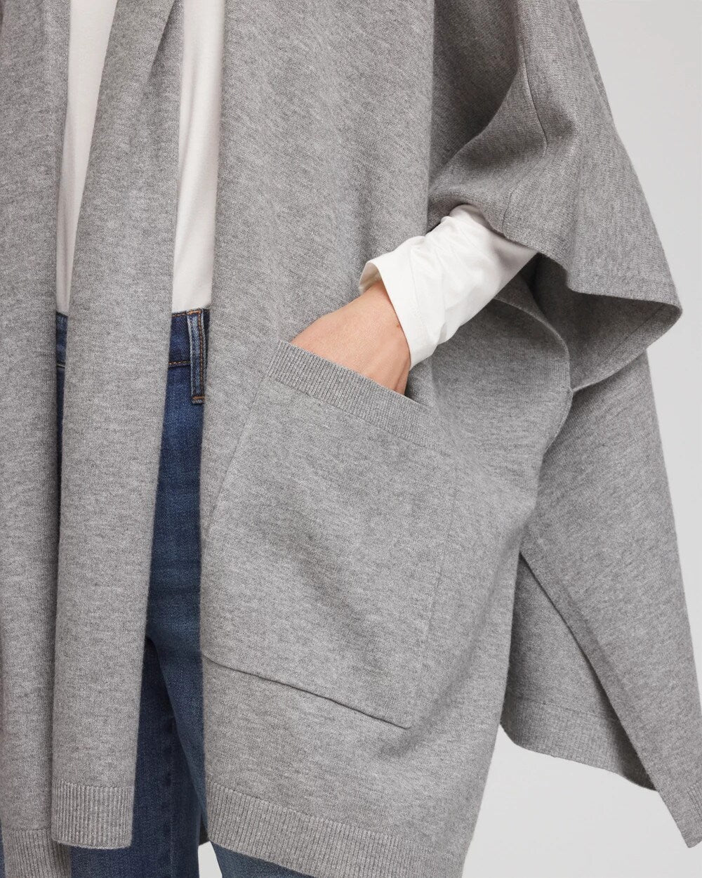 Long Knit Ruana