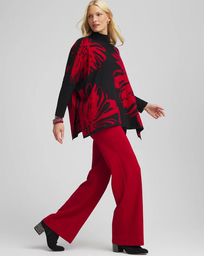 Floral Poncho