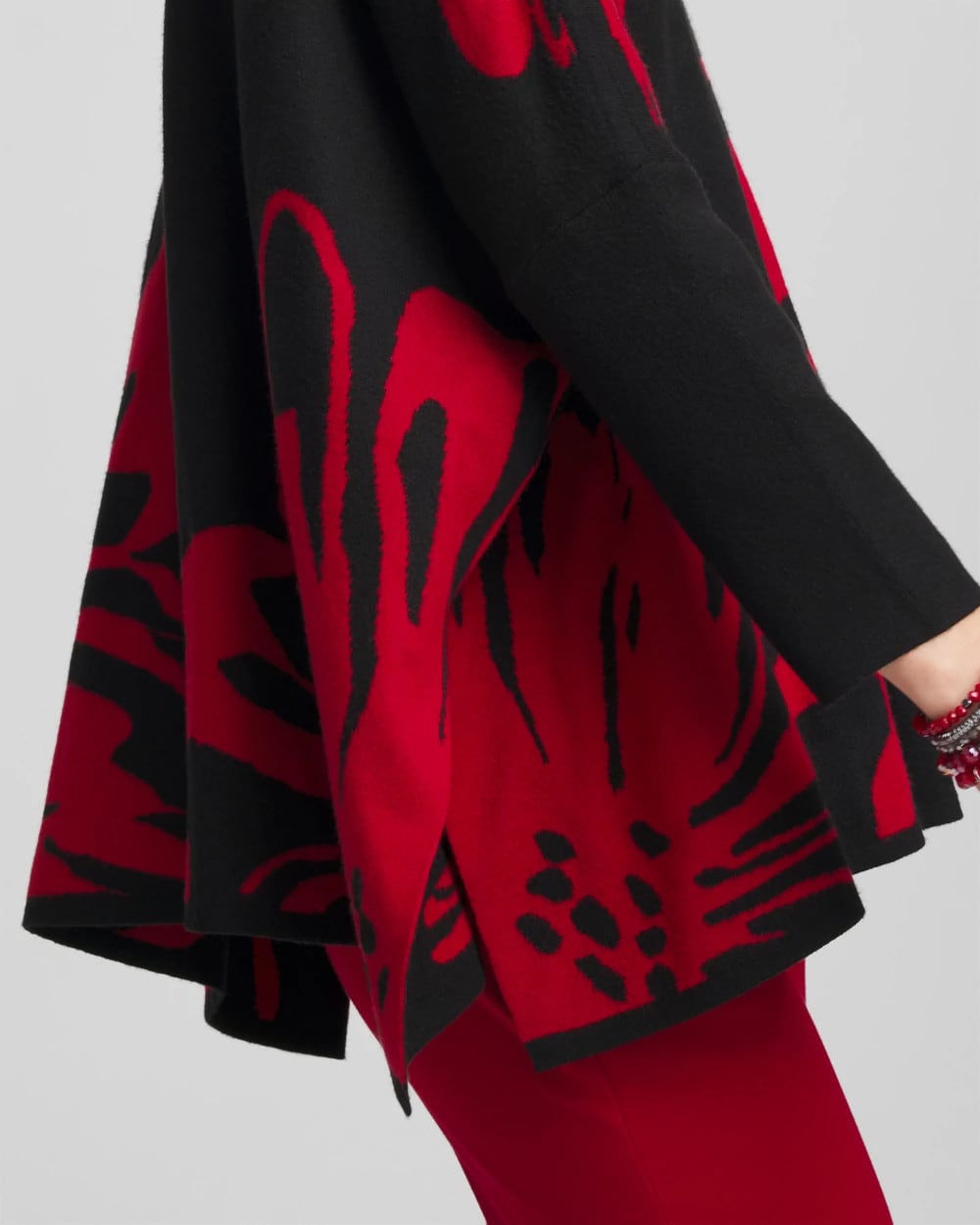 Floral Poncho