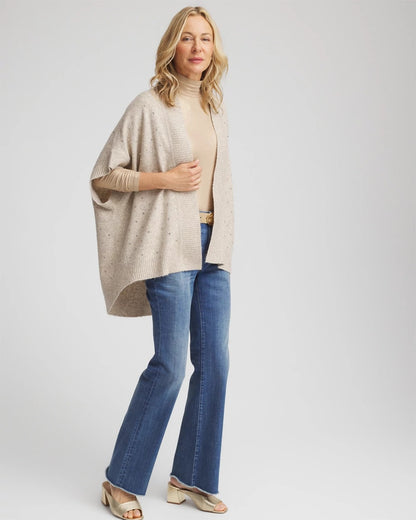 Embellished Cocoon Ruana