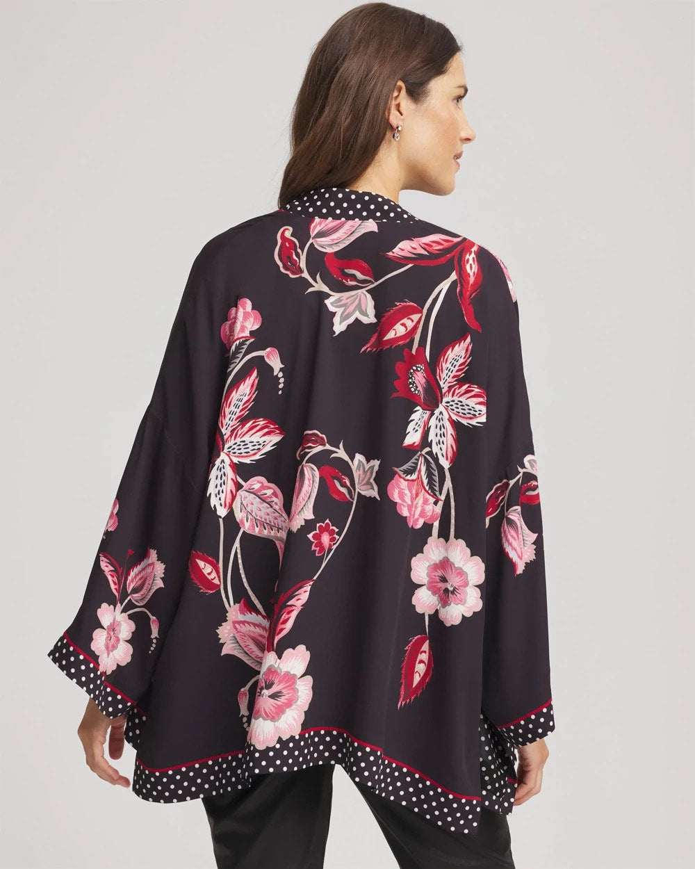 Short Floral Kimono