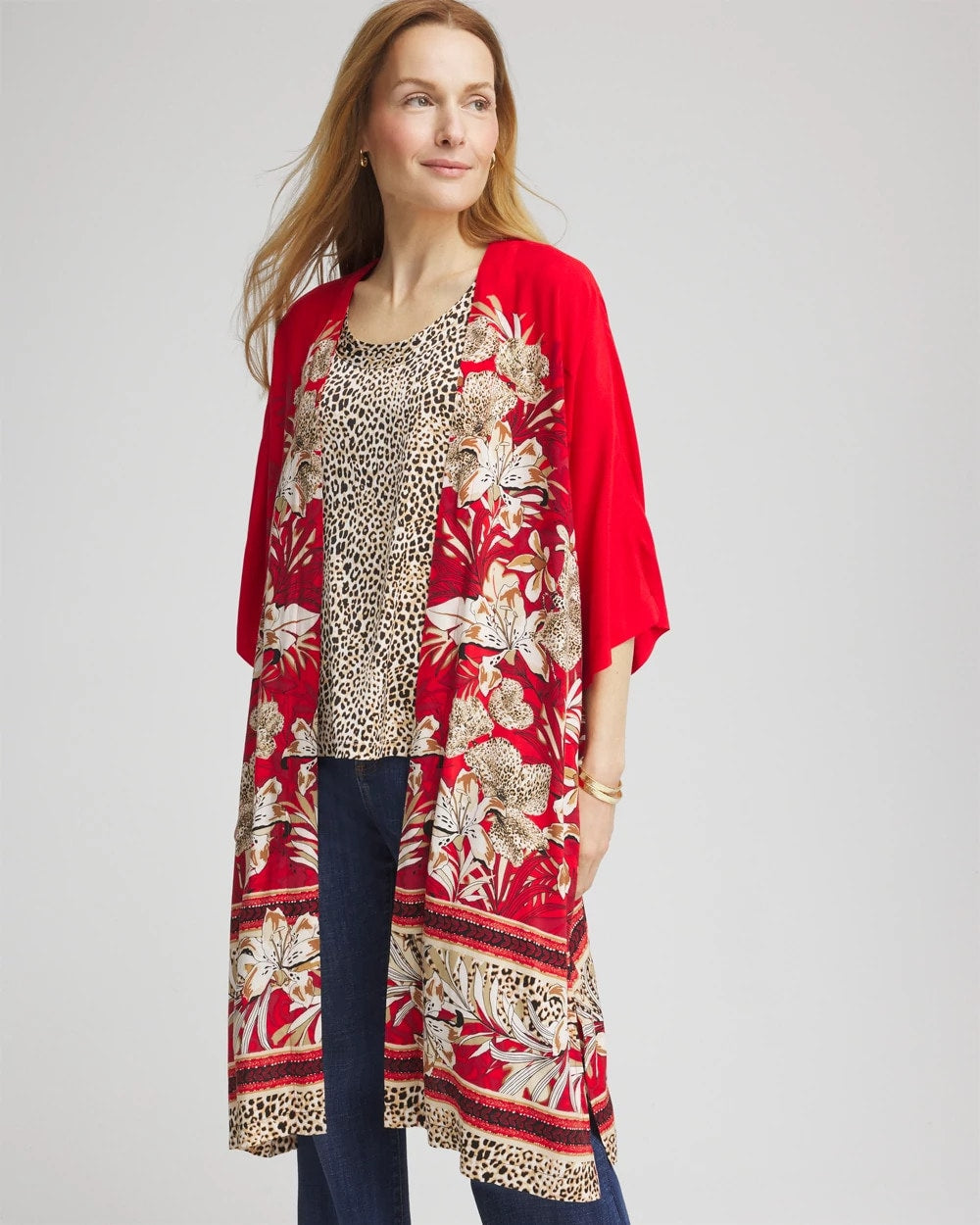 Art Nouveau Long Kimono