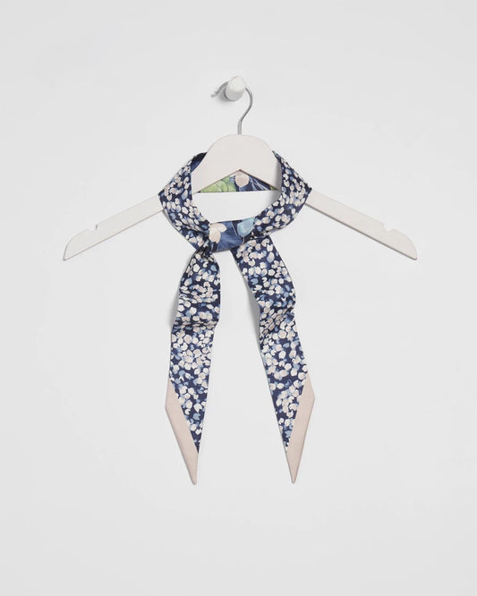 Printed Woven Skinny Scarf