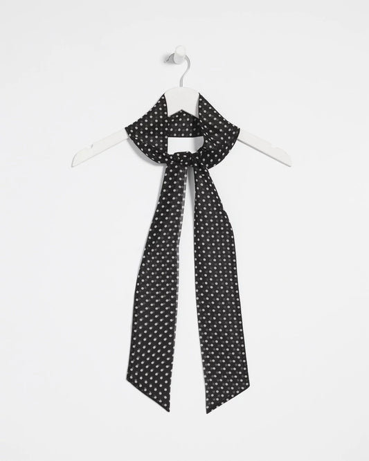 Polka Dot Skinny Scarf