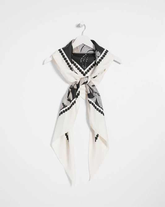 Printed Triangle Neckerchief Scarf