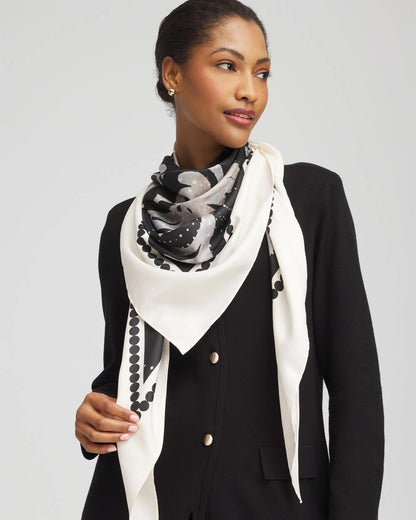 Printed Triangle Neckerchief Scarf