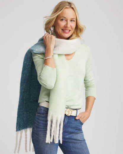 Cozy Ombre Oblong Scarf