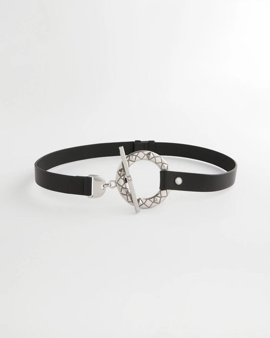 Silver Toggle Trouser Belt