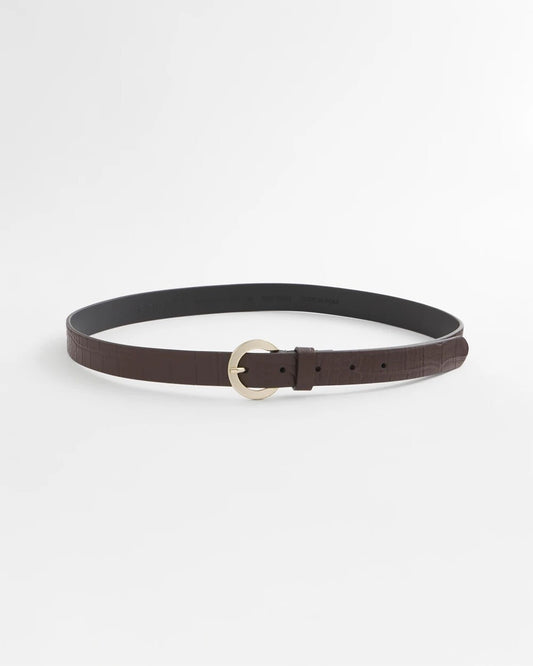 Crocodile Motif Trouser Belt