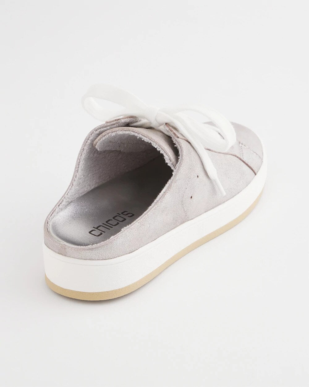Metallic Snap Slip-On Sneakers
